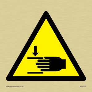 WM5180: Hand Injury Symbol Only Sign