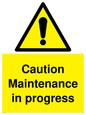 WM5414: Caution Maintenance in progress