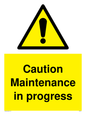 WM5414: Caution Maintenance in progress