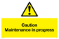 WM5414: Caution Maintenance in progress