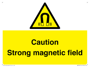 WM5495: Warning Strong magnetic field