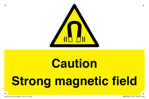 WM5495: Warning Strong magnetic field