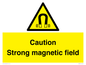 WM5495: Warning Strong magnetic field