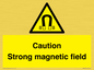 WM5495: Warning Strong magnetic field