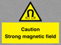 WM5495: Warning Strong magnetic field