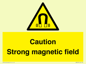 WM5495: Warning Strong magnetic field