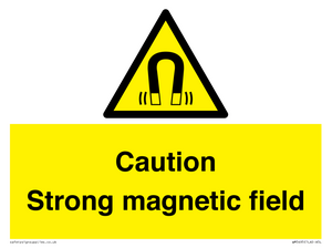 WM5495: Warning Strong magnetic field