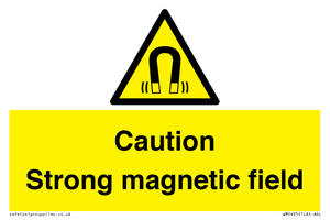 WM5495: Warning Strong magnetic field