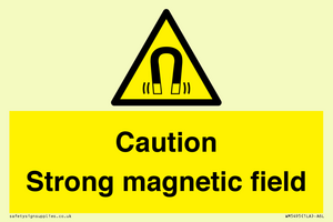 WM5495: Warning Strong magnetic field