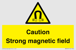 WM5495: Warning Strong magnetic field