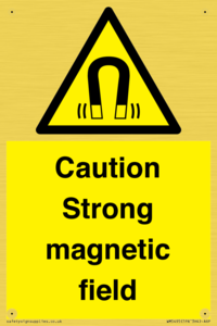 WM5495: Warning Strong magnetic field