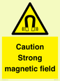 WM5495: Warning Strong magnetic field
