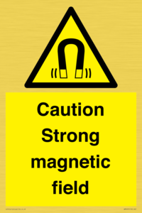 WM5495: Warning Strong magnetic field