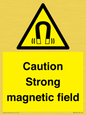 WM5495: Warning Strong magnetic field