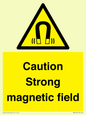 WM5495: Warning Strong magnetic field
