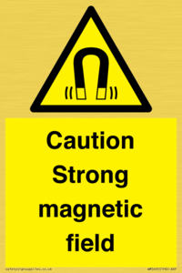 WM5495: Warning Strong magnetic field