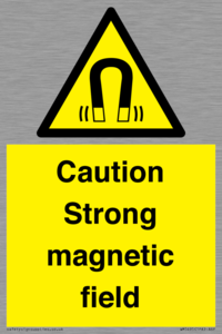 WM5495: Warning Strong magnetic field