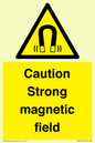 WM5495: Warning Strong magnetic field