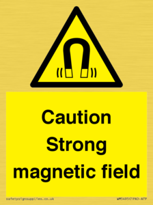 WM5495: Warning Strong magnetic field