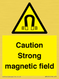 WM5495: Warning Strong magnetic field