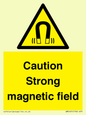WM5495: Warning Strong magnetic field