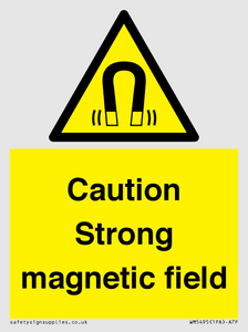 WM5495: Warning Strong magnetic field