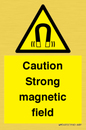 WM5495: Warning Strong magnetic field