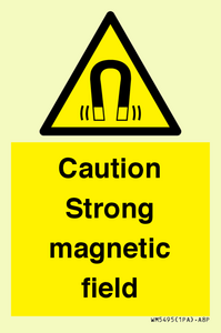 WM5495: Warning Strong magnetic field