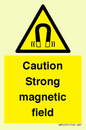 WM5495: Warning Strong magnetic field