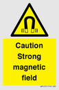 WM5495: Warning Strong magnetic field