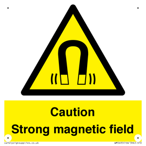 WM5495: Warning Strong magnetic field