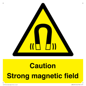 WM5495: Warning Strong magnetic field
