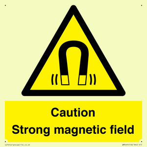 WM5495: Warning Strong magnetic field