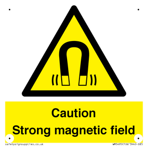 WM5495: Warning Strong magnetic field