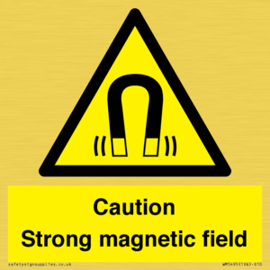 WM5495: Warning Strong magnetic field