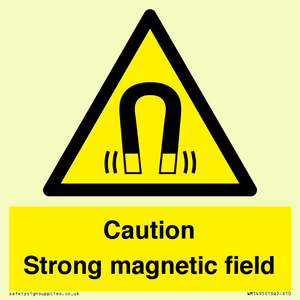 WM5495: Warning Strong magnetic field