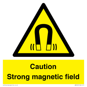 WM5495: Warning Strong magnetic field