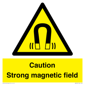 WM5495: Warning Strong magnetic field