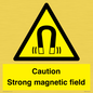 WM5495: Warning Strong magnetic field