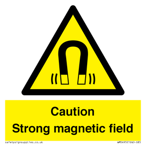 WM5495: Warning Strong magnetic field