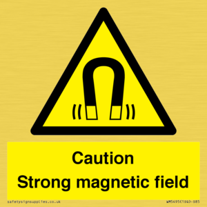 WM5495: Warning Strong magnetic field