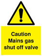 WM5500: Mains gas shut off valve