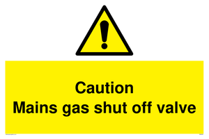 WM5500: Mains gas shut off valve
