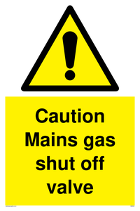 WM5500: Mains gas shut off valve