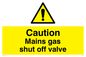 WM5500: Mains gas shut off valve