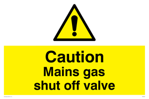WM5500: Mains gas shut off valve