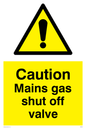 WM5500: Mains gas shut off valve
