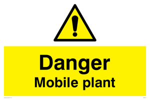 WM5515: Danger Mobile plant