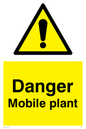 WM5515: Danger Mobile plant