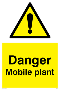 WM5515: Danger Mobile plant